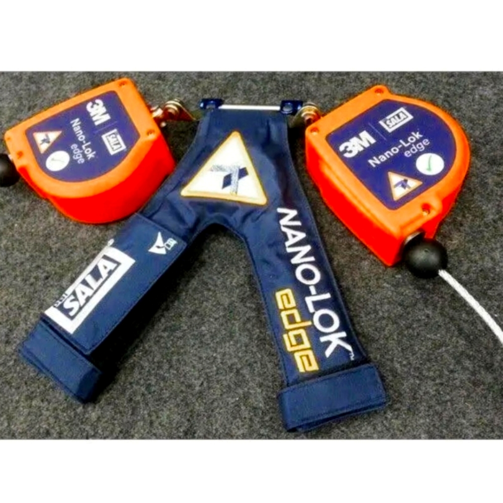 DBI SALA 3500227 Twin-Leg 8' SRL with Steel Rebar Locking Hooks Leading Edge